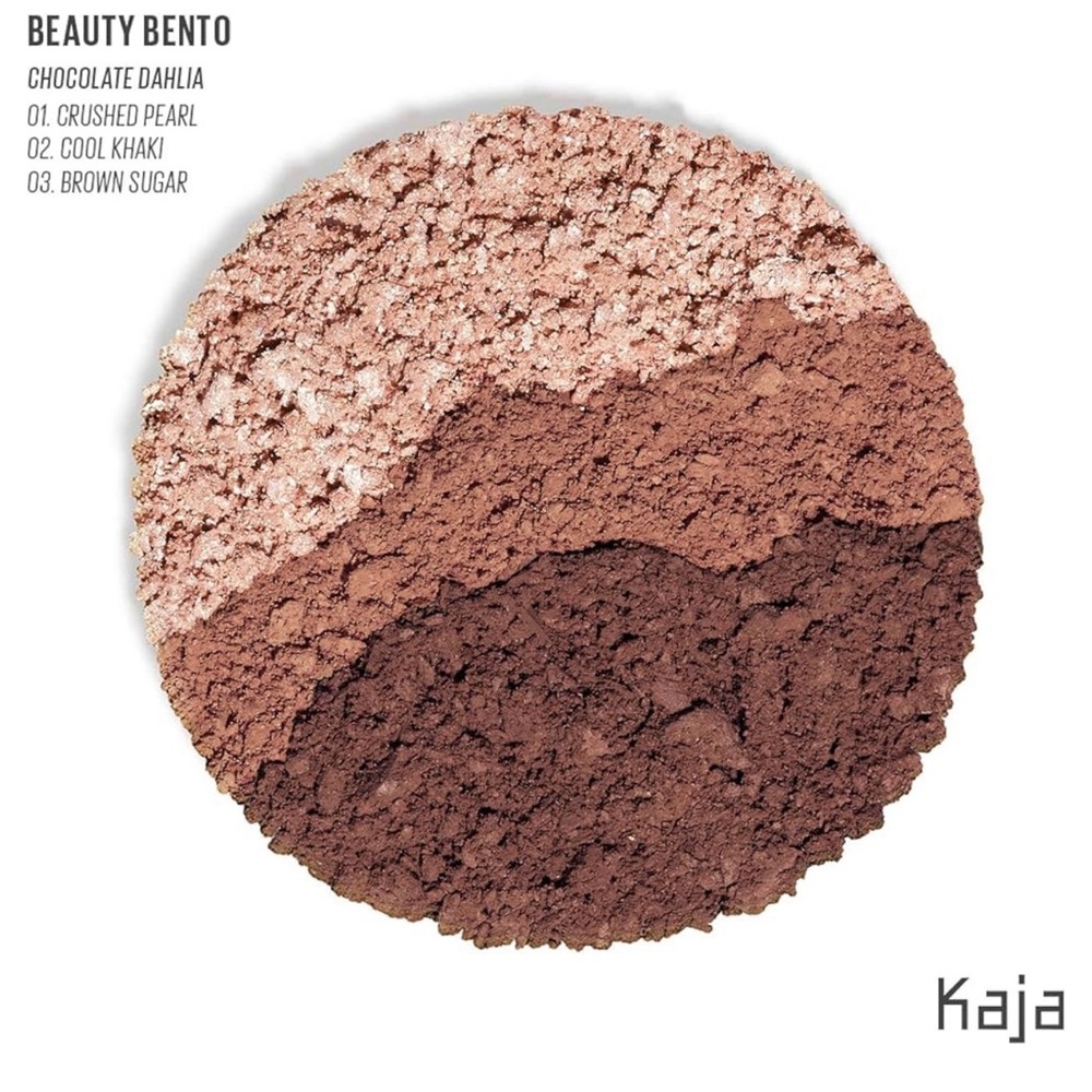 Kaja Play Bento Bronzer Blush Blendable Sculpting Trio 08 Chocolate Dahlia - Picture 3 of 13